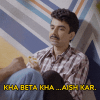 MXPlayerOfficial eat son enjoy foodie GIF