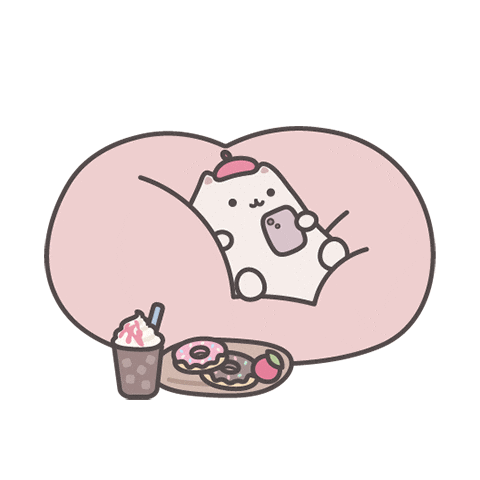 Malloon giphyupload coffee kawaii relax Sticker