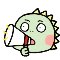 Dinosaur Notice Sticker by PeggySu