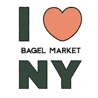 Nyc Sticker by Bagel Market