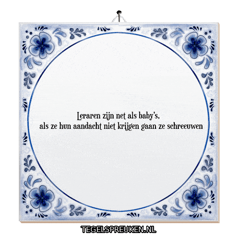Baby Humor Sticker by Tegelspreuken.nl