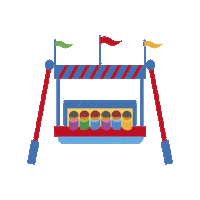 Amusement Park Rides Sticker by Luna Park NYC