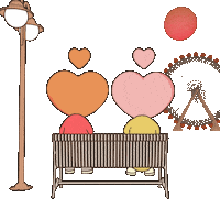 In Love Hearts Sticker by LT3 Creations