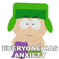 Kyle Broflovski Anxiety Sticker by South Park