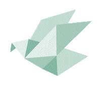 Bird Origami Sticker by Baky Hospitality