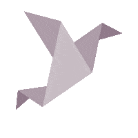 Bird Origami Sticker by Baky Hospitality