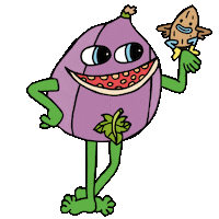 Almond Fig Sticker by Jimmy Joy
