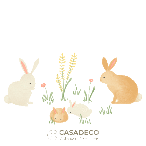 Once Upon A Time Rabbit Sticker by casadeco