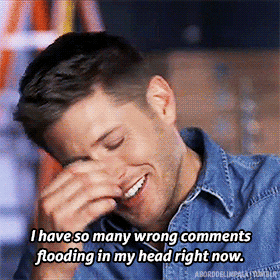 aborddelimpala jensen ackles wrong comment comments GIF