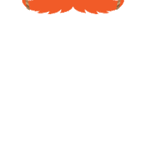 Fun Orange Sticker by Migaloo