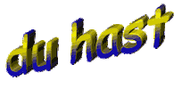 du hast Sticker by AnimatedText