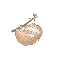 Sloth Sticker by Life In Treetop