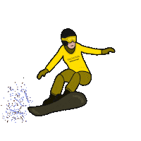 Winter Snowboarding Sticker by Holiday Region Dachstein Salzkammergut