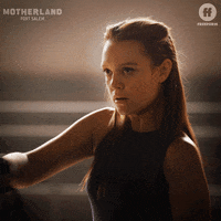 Power Reaction GIF by Motherland: Fort Salem