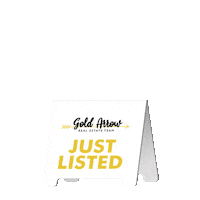 goldarrowre real estate golden just listed golden arrow Sticker