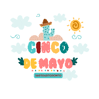 Cinco De Mayo Party Sticker by 360 Tour Toronto