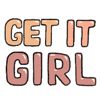 girl trending Sticker by Courtney Shields