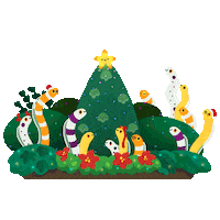 Christmas Tree Sticker by pikaole