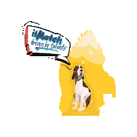 itMatch dog itmatch drivenbytalenst Sticker