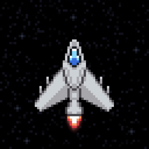 fimavectors giphyupload arcade pixel art rocket GIF