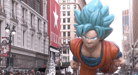 Dragon Ball Z GIF by The 96th Macy’s Thanksgiving Day Parade