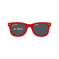 ReevesCollege hot cool summer sunglasses Sticker