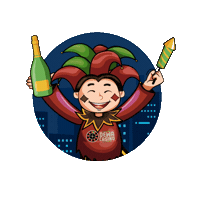 Happy New Year Celebration Sticker by Dewacasino Official
