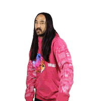 Steve Aoki What Sticker by Ultra Records