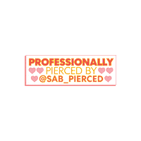 Piercings Sticker by Pierced