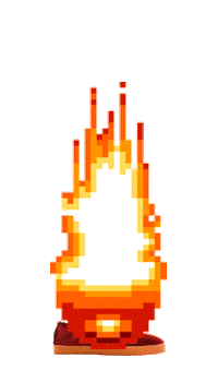 Fire Explosion Sticker by pompeii_zapatillas
