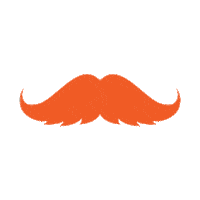 Fun Orange Sticker by Migaloo