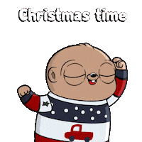 Christmas Time Dance Sticker by Fugz Official