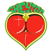 Sheytanworld gold smoke weed 420 Sticker