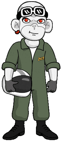 Air Force Speed Sticker by Zhot
