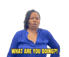 What Are You Doing Omg Sticker by The Rae Team