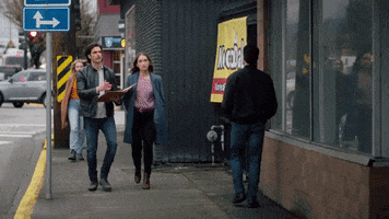 Walking Together Melanie Scrofano GIF by Hallmark Channel