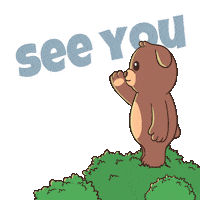 See Ya Goodbye Sticker by BEARISH