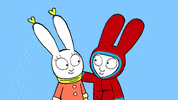 Lou Love GIF by Simon Super Rabbit