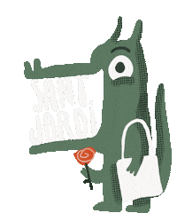Sant Jordi Rosa Sticker