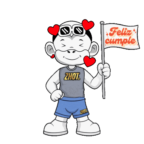 Amoroso Feliz Cumple Sticker by Zhot