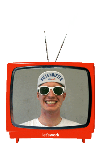 ltswrk television lets work ltswrk tv lets work Sticker