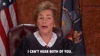 I Can't hear Both Of You