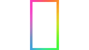 Rainbow Frame Sticker by Wunderbar Hamburg