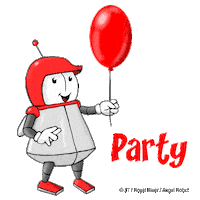 Happy Party Sticker by Royalrivermusik