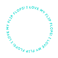 rugmandesigns love holiday beach shoes Sticker