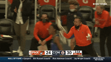 Excited Womens Basketball GIF by WNBA