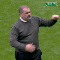 Ange Postecoglou Celebration GIF by Celtic Football Club