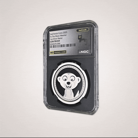 To The Moon Coin GIF by VeeFriends