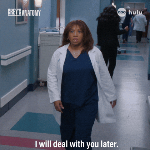 Greys Anatomy Doctor GIF by ABC Network