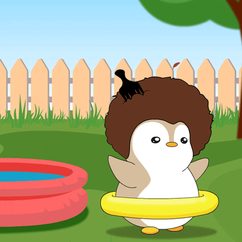 Jump Pain GIF by Pudgy Penguins